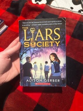 Scholastic The Liars Society - Purple, Gold & Blue Illustrated Paperback
